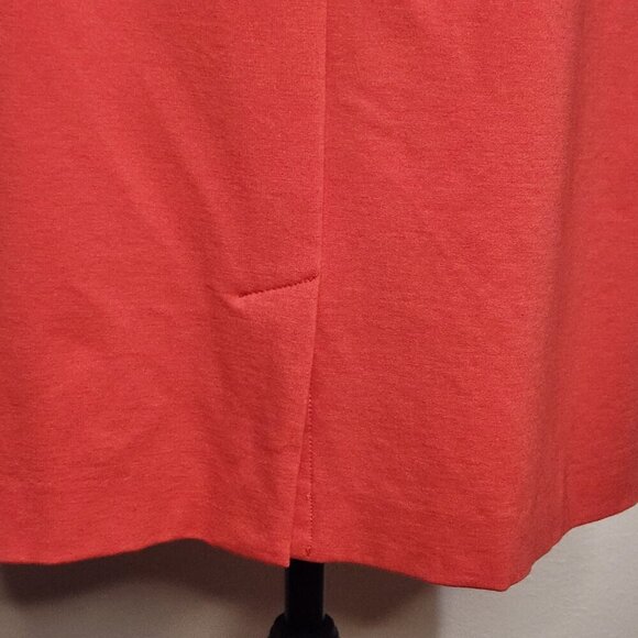J. Jill Coral Salmon Pink Tailored Pencil Skirt | Women's Size S - Picture 4 of 8